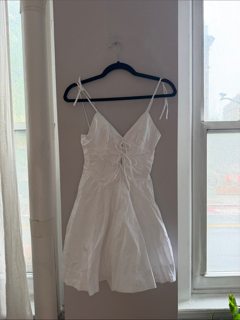 Zara White Mini Dress - Picture 2 of 3